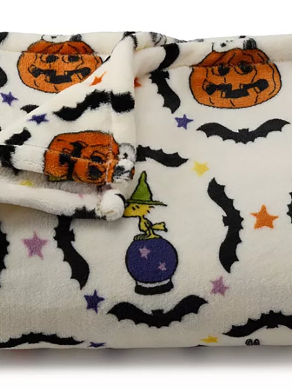 Peanuts Snoopy Halloween Plush Throw Blanket 60x72 Woodstock